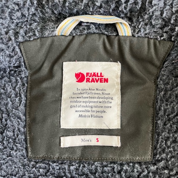 Fjallraven Green re-wool Sherpa lined Greenland jacket - Picture 6 of 9